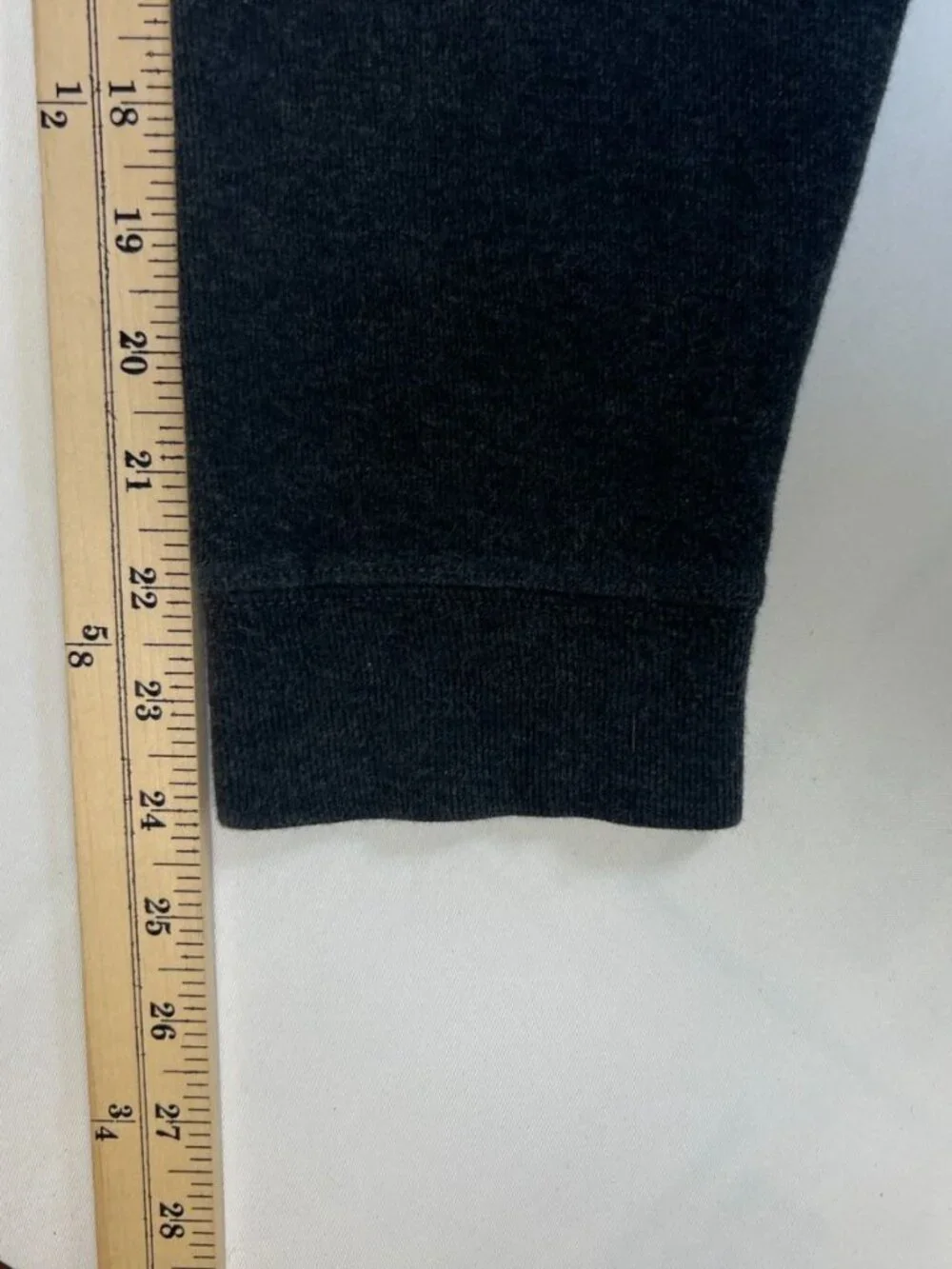 Polo Ralph Lauren Men Size L Estate Rib Half Zip Pullover Black Cotton Sweater - Picture 9 of 12